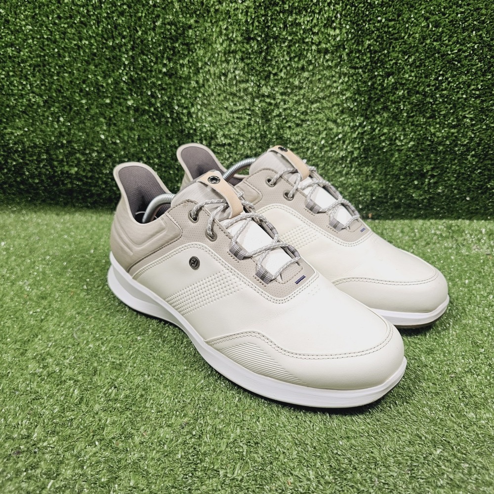 FootJoy‎ Stratos 70051 White Leather Athletic Spikeless Golf Sneakers Mens 9
